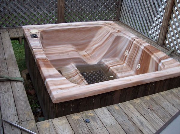 tub cut out
